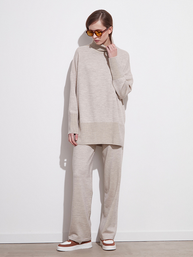 Сатурн брюки трикотажные (светло-песочный, 44-46/164-170)