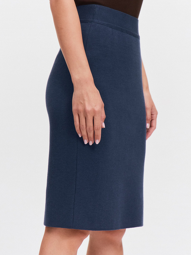 Кейт юбка трикотажная (синий, 46)