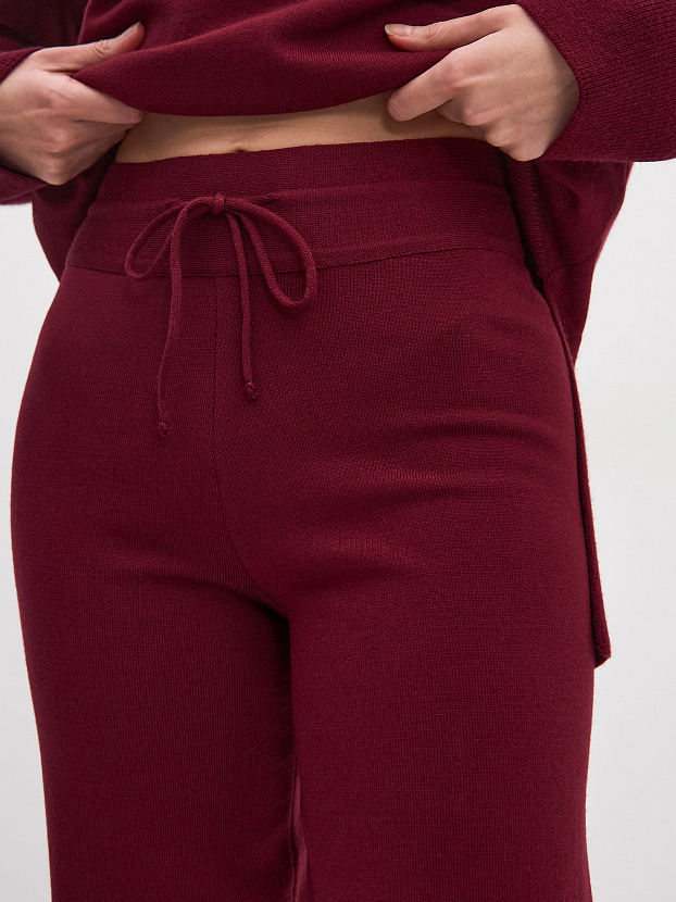 Сатурн костюм (джемпер+брюки) трикотажный (бордо, 40-42/164-170)