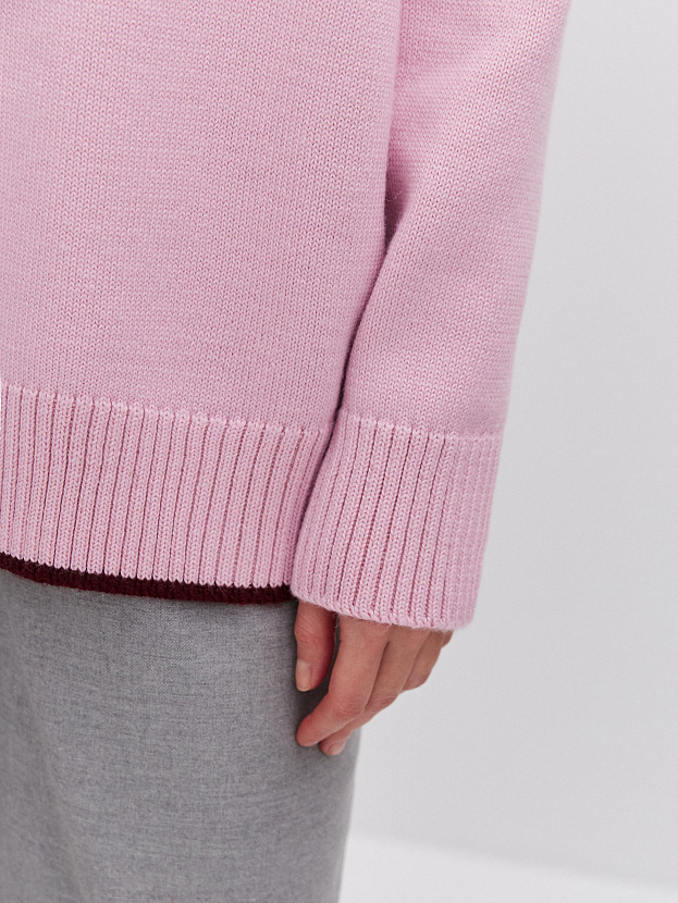 Кураж джемпер трикотажный (розовая камелия, 44-46)