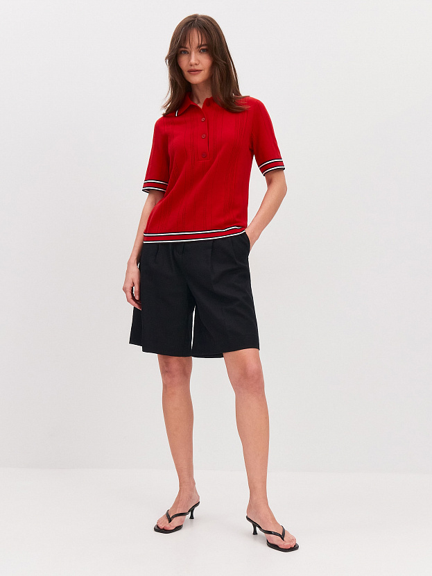 Данте джемпер (футболка) трикотажный (красный/темно-синий, 44-46)