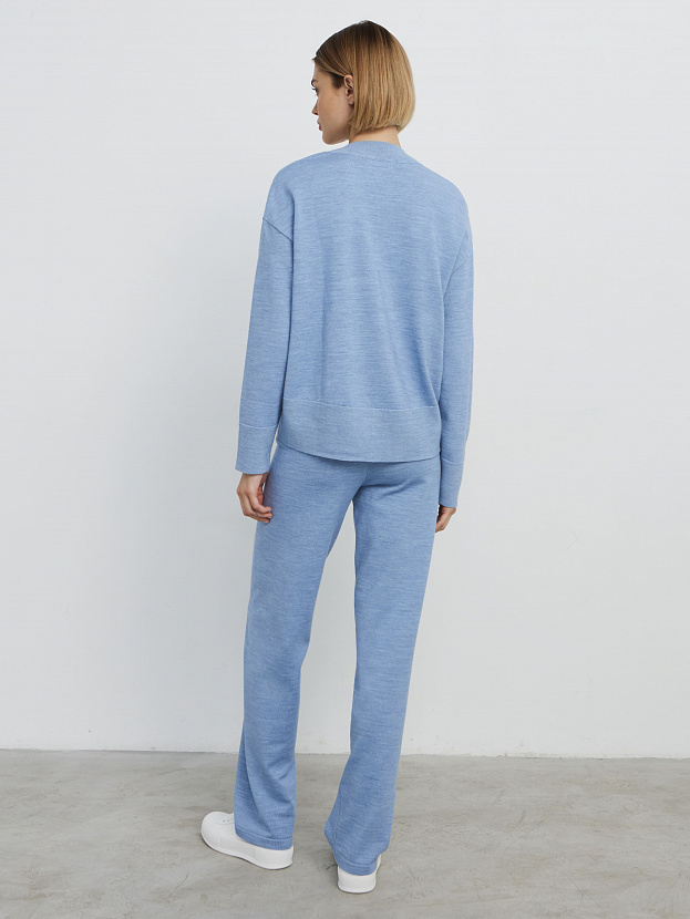 Дания костюм (джемпер+брюки) трикотажный (голубой, 40-42/164-170)