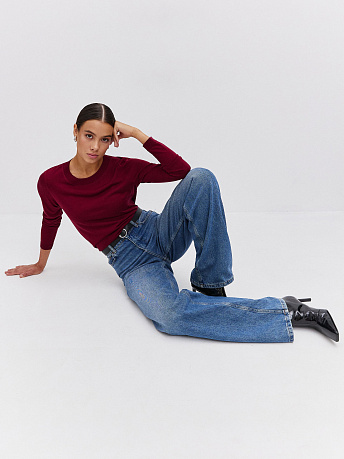 Лонгслив из вискозы Петра