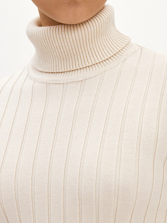 Водолазка из шерсти мериноса и вискозы Веста