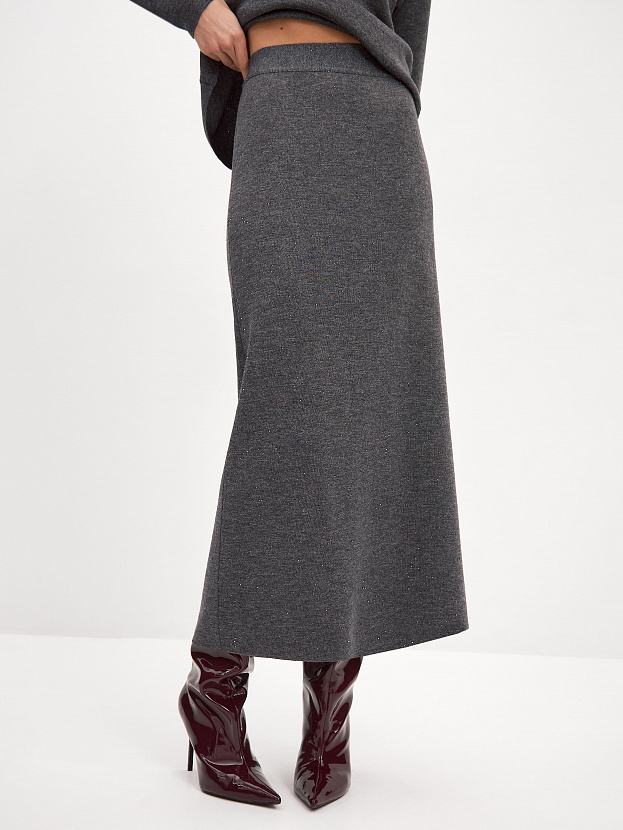 Рене юбка трикотажная (маренго, 44-46)