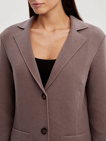 Жакет полуприлегающий из хлопка Рута