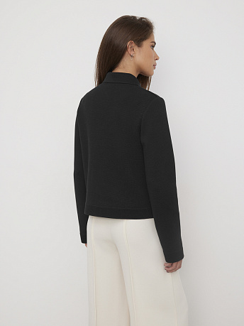 Жакет из хлопка и вискозы укороченный Ницца