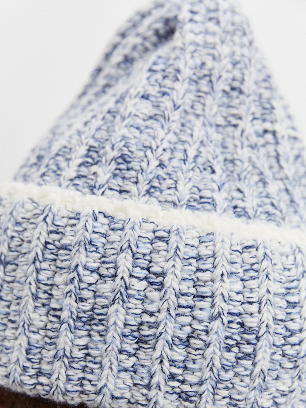 Черри шапка трикотажная (белый/сине-голубой, 56-58)