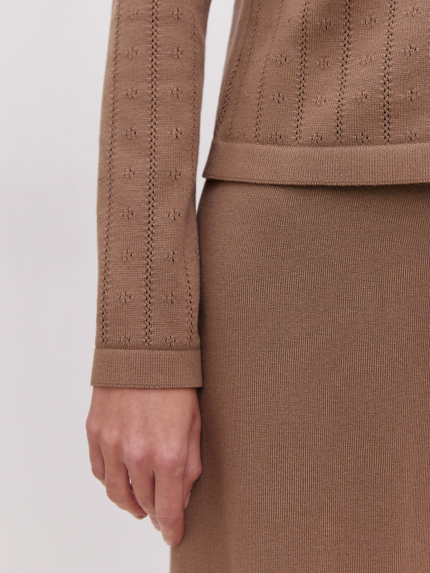 Джеси кардиган трикотажный (какао, 46)