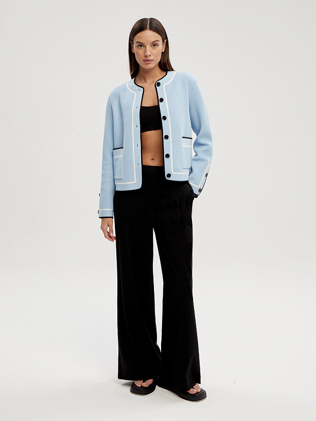 Майя жакет трикотажный (св.голубой, 46-48)