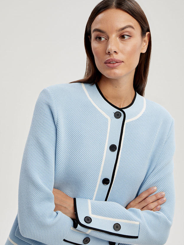 Майя жакет трикотажный (св.голубой, 46-48)