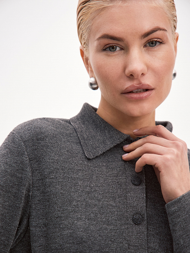 Логан джемпер(поло) трикотажный (маренго, 44-46)