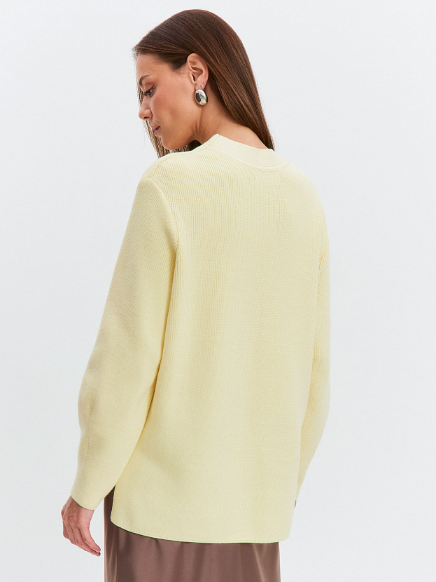 Родос кардиган трикотажный (бледно-желтый, 44-46)