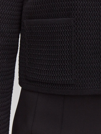 Жакет укороченный с фактурным узором Селена