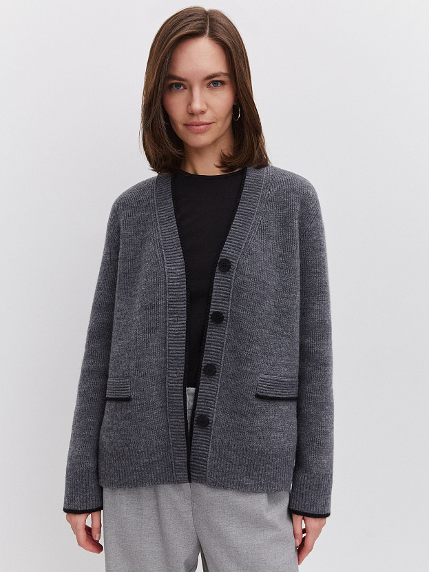 Амега кардиган трикотажный (маренго, 44-46)