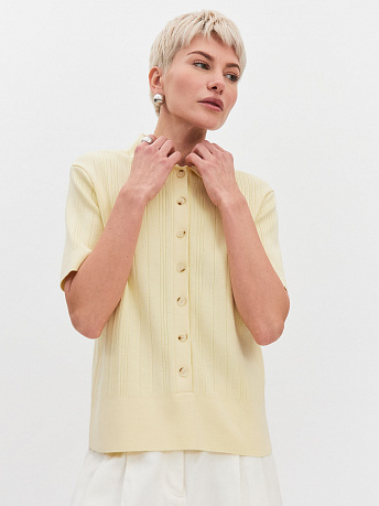 Джемпер поло с коротким рукавом Лусио