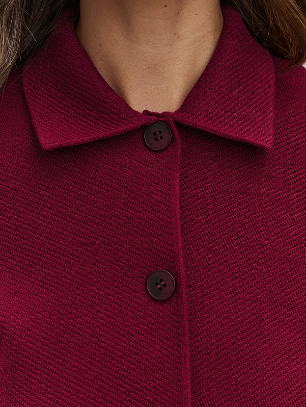 Аврора жакет трикотажный (вишневый, 44-46)