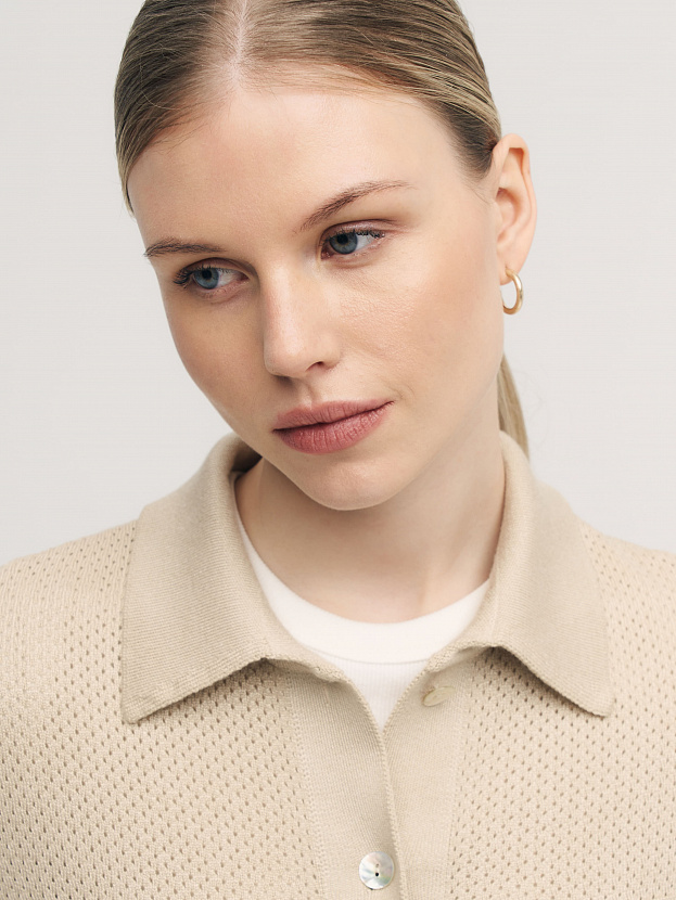 Джули кардиган трикотажный (песочный, 44-46)