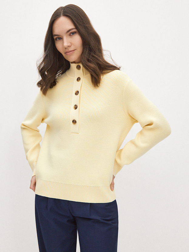 Мюнхен джемпер трикотажный (светло-желтый, 44-46)