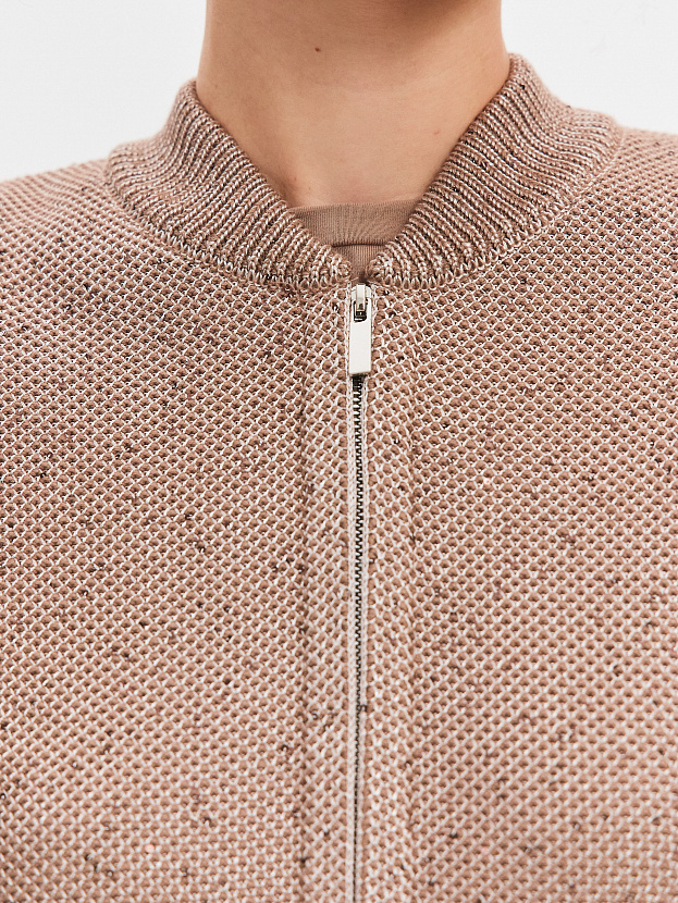 Рио кардиган (бомбер) трикотажный (какао, 44-46)