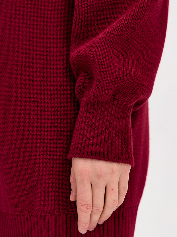 Блюз кардиган трикотажный (бордо, 44-46)