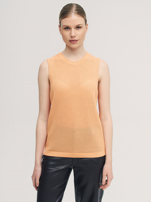 Мусс майка трикотажная (абрикосовый, 44-46)