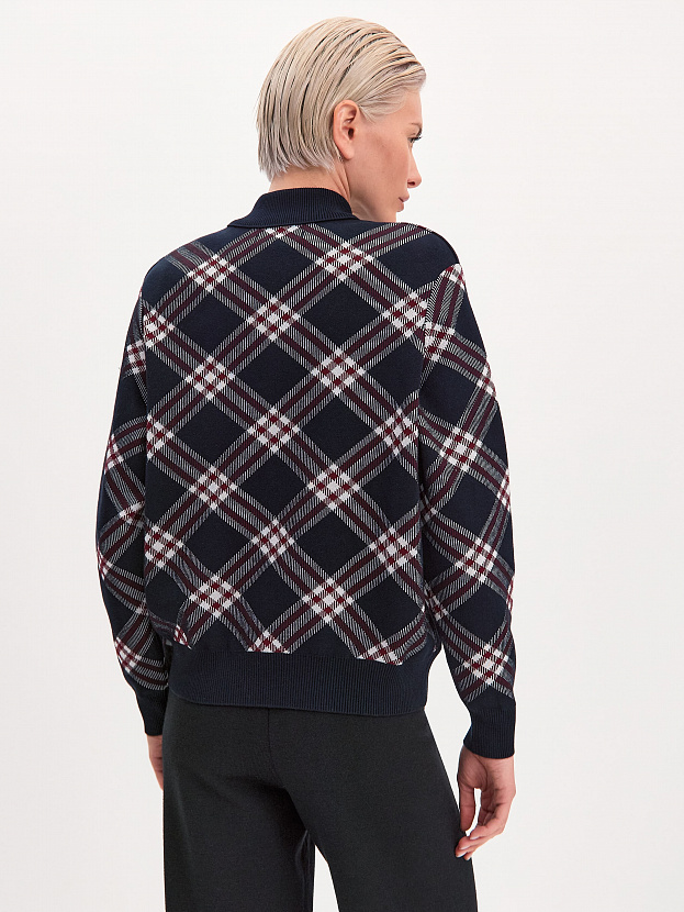 Пандора кардиган (бомбер) трикотажный (темно-синий, 44-46)