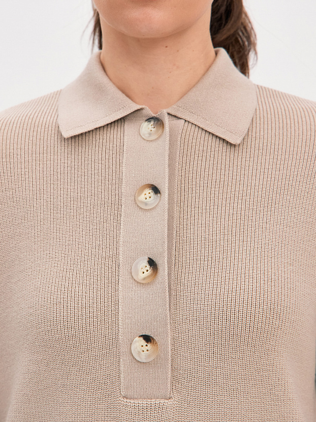 Крафт джемпер трикотажный (капучино, 44-46)