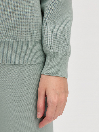 Бомбер из хлопка с воротником-стойкой Денвер