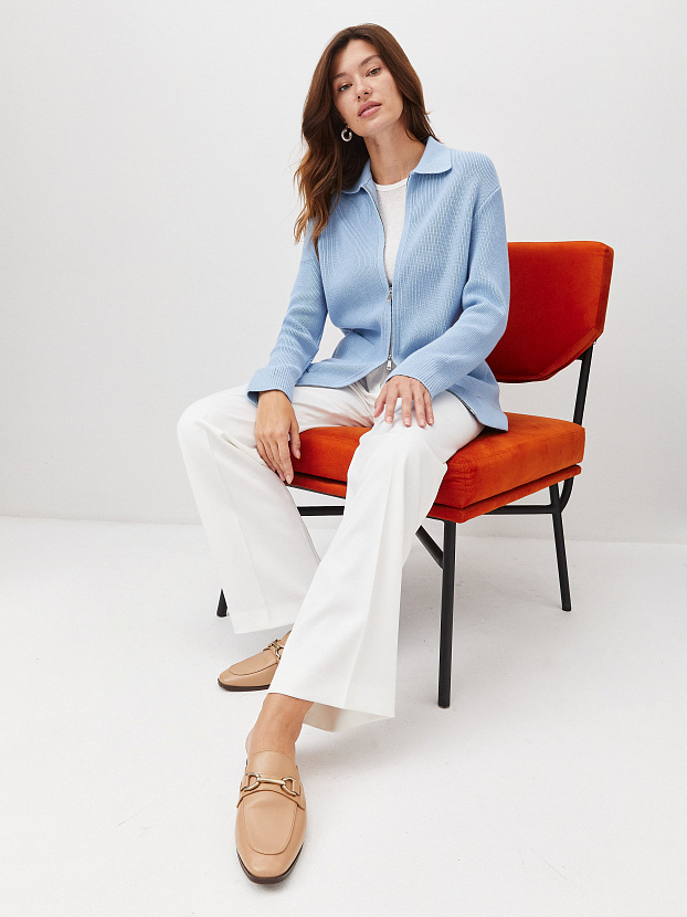 Лира кардиган трикотажный (голубой, 44-46)