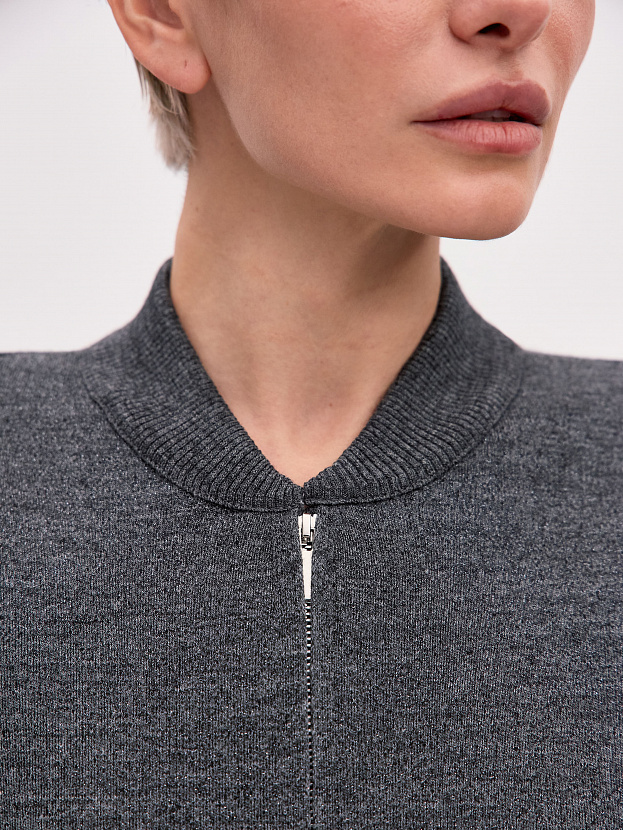 Нейс джемпер (бомбер) трикотажный (маренго, 44-46)