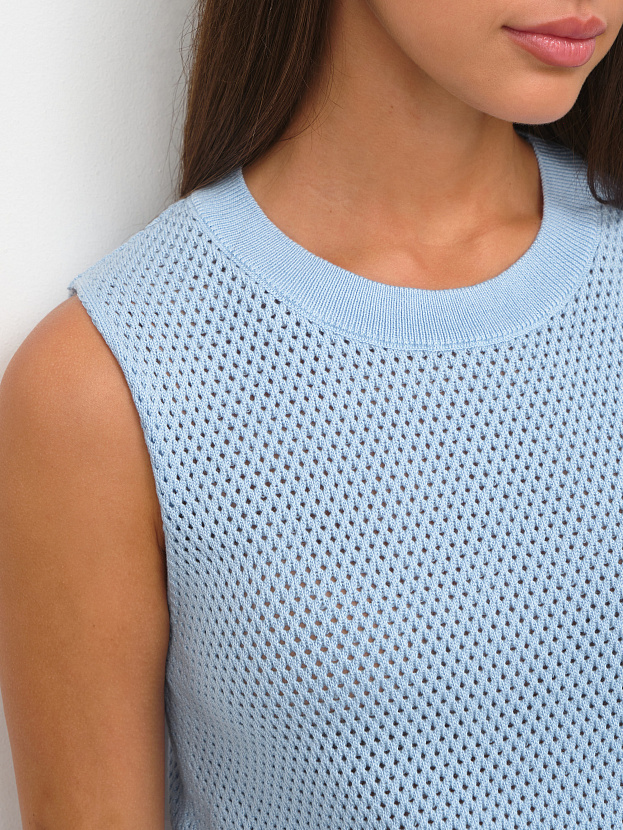 Мусс майка трикотажная (голубой, 44-46)