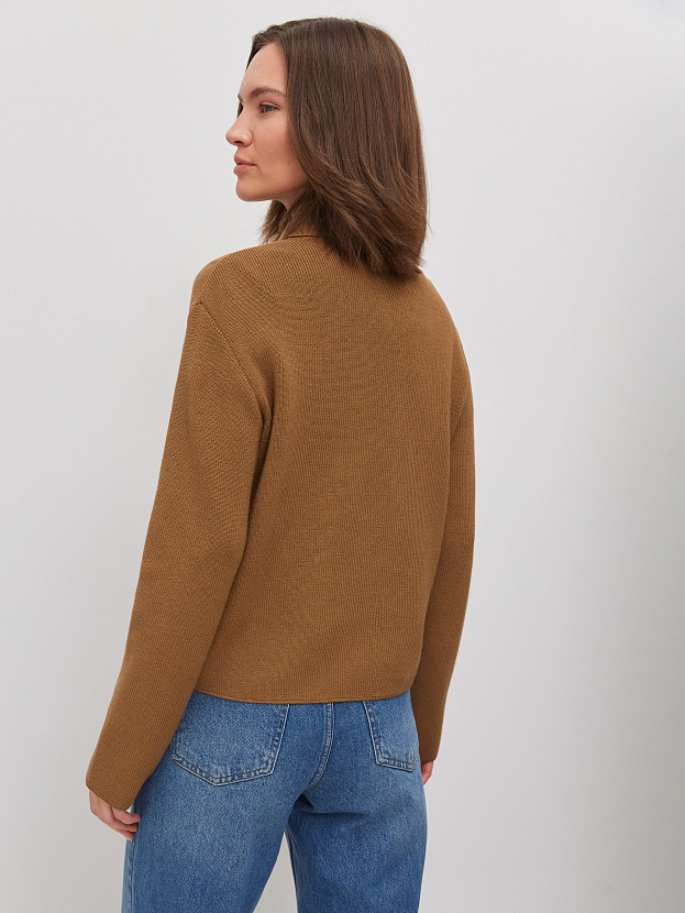 Крафт джемпер трикотажный (бежевый, 44-46)