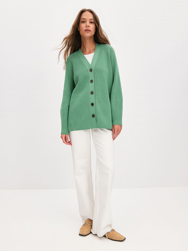 Родос кардиган трикотажный (зеленый, 44-46)