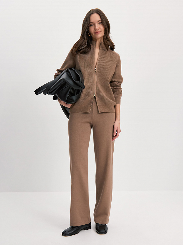 Денвер джемпер (бомбер) трикотажный (какао, 44-46)