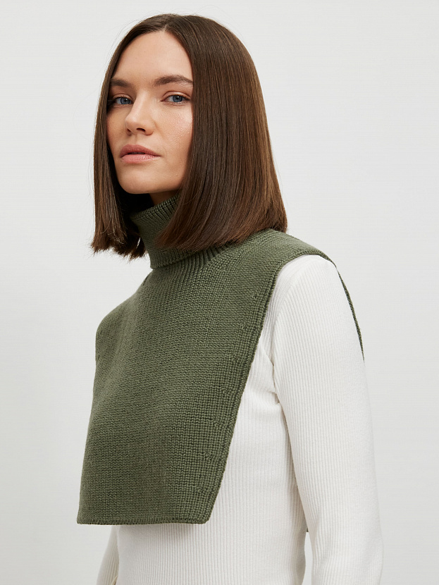 Катимо манишка трикотажная (оливковый)