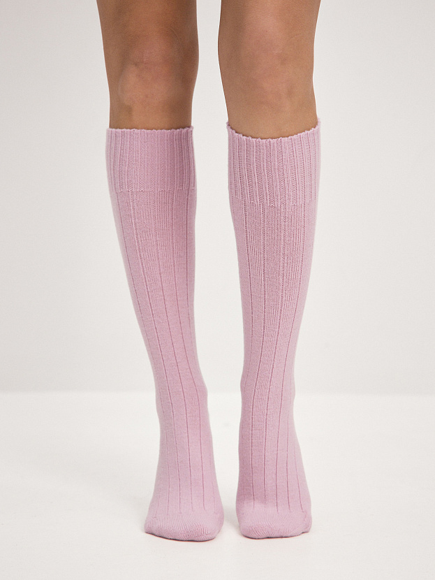 Гольфы трикотажные Степ (розовая камелия, 36-40)