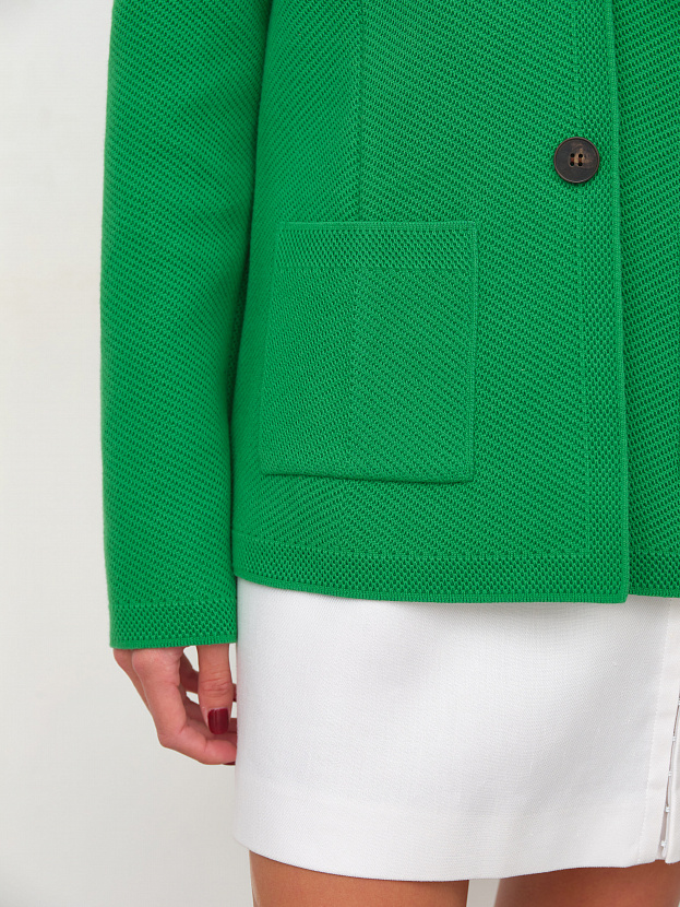 Рута жакет трикотажный (ярко-зеленый, 46)