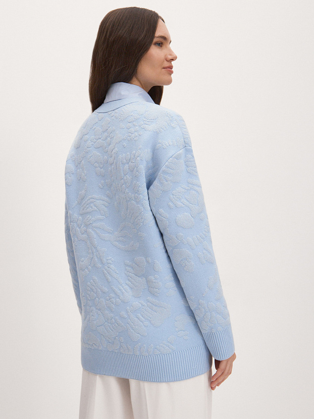 Орли кардиган трикотажный (голубой, 44-46)