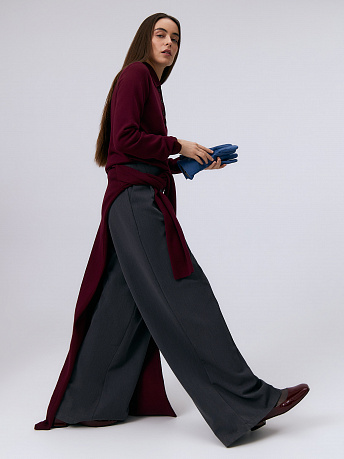 Джемпер поло из хлопка с вискозой Фреско