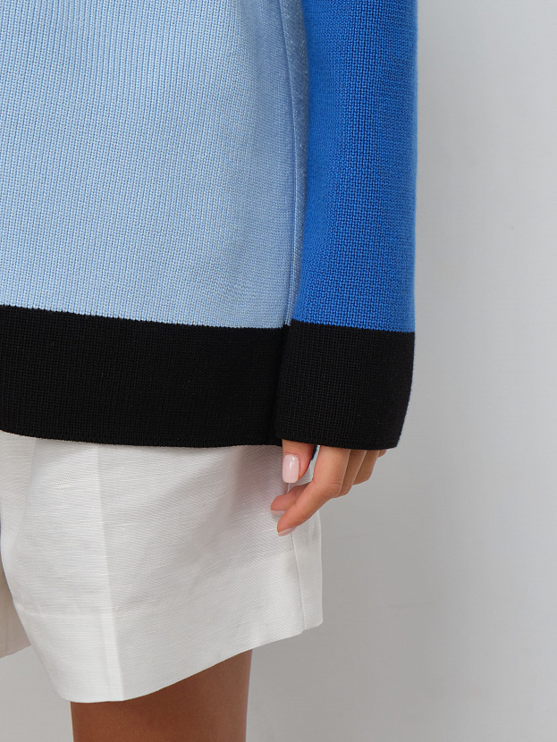 Родос кардиган трикотажный (голубой/ультрамарин, 44-46)