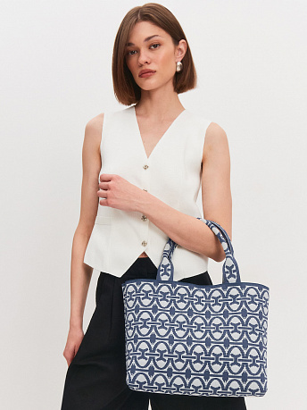 Сумка с жаккардовым рисунком