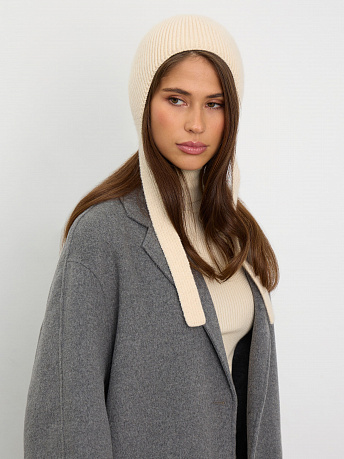 Чепчик из шерсти мериноса и кашемира Шапо
