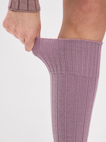 Гольфы трикотажные из шерсти мериноса Степ