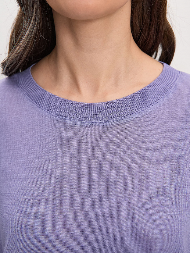 Мика джемпер (футболка) трикотажный (лаванда, One size (44-52))