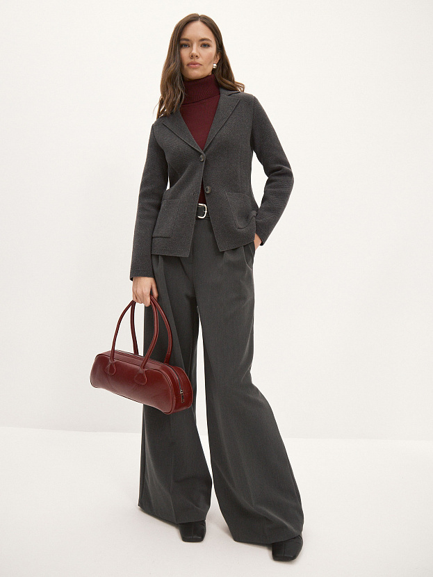 Рута жакет трикотажный (темно-серый, 46)