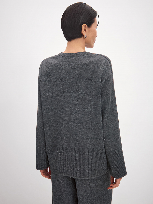 Ингрит джемпер трикотажный (маренго, 44-46)