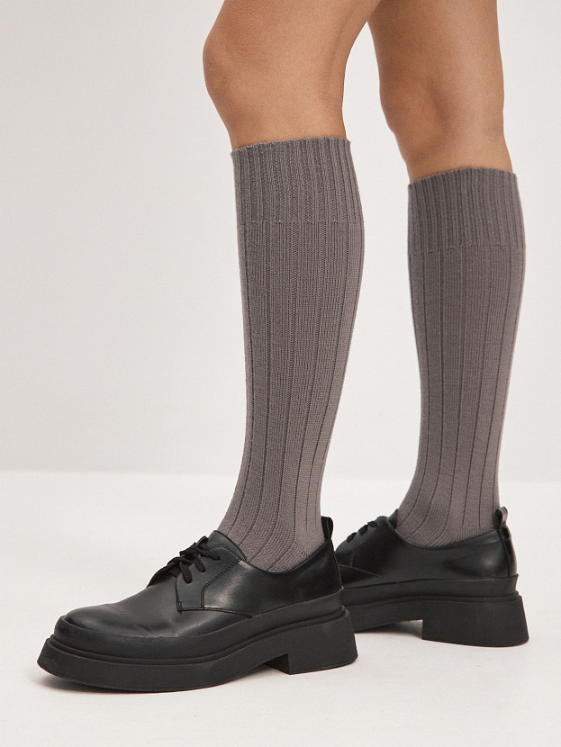 Гольфы трикотажные Степ (серо-бежевый, 36-40)