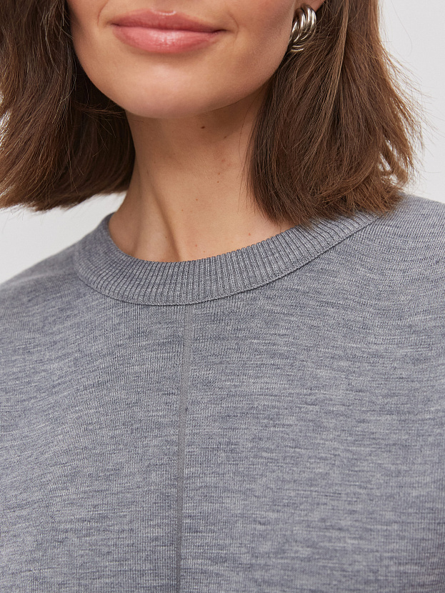 Меридиан джемпер трикотажный (серый меланж, 44-46)