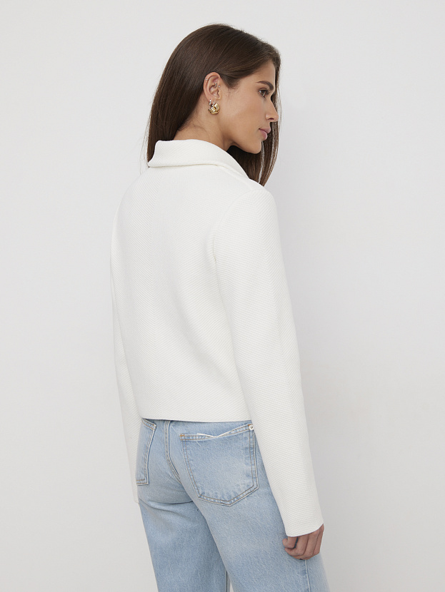 Лацио жакет трикотажный (молочный, 44-46)